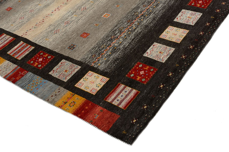 Indo Loribaft Teppich 173x251cm - Wollteppich - mehrfarbig