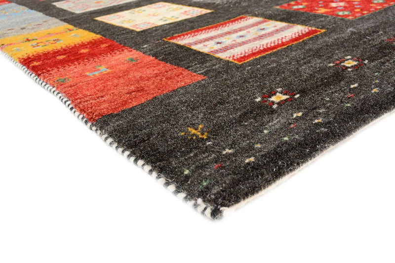 Indo Loribaft Teppich 173x251cm - Wollteppich - mehrfarbig
