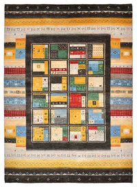 Indo Loribaft Teppich 173x239cm - Wollteppich - mehrfarbig – product image