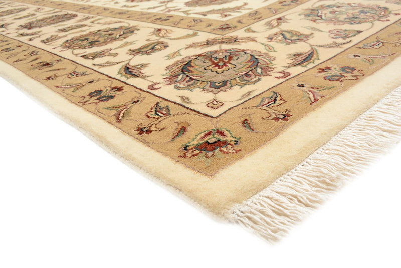 Indo Täbriz Teppich 167x241cm - Orientteppich - hellbeige