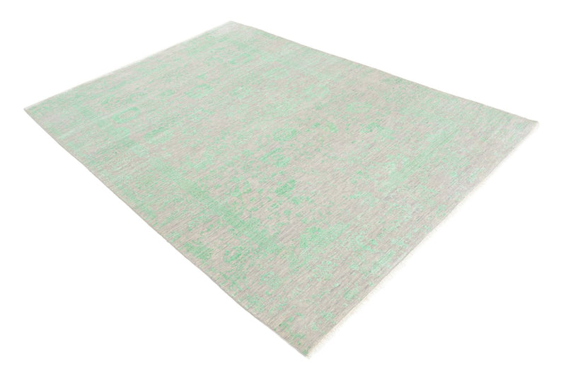 Designer Teppich 171x244cm - hellgrün