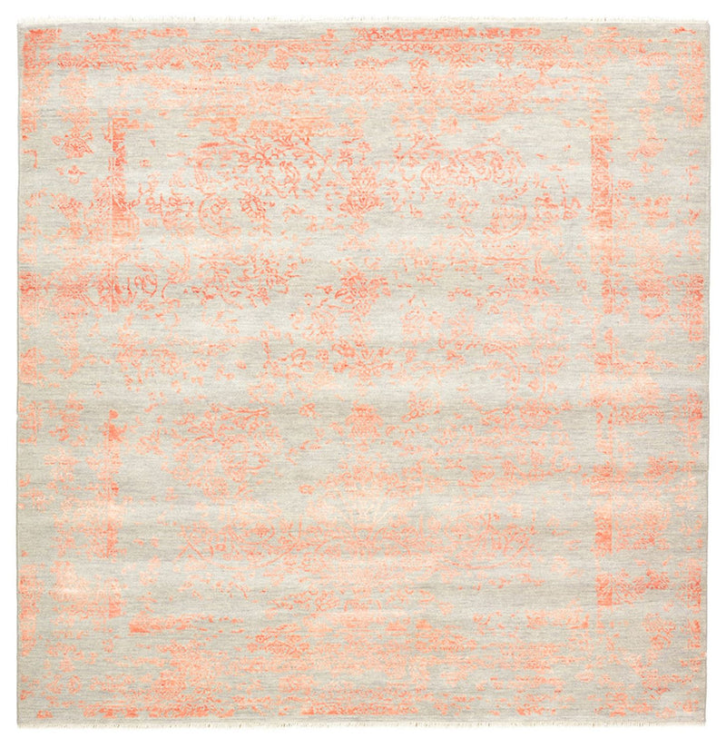 Designer Teppich 199x200cm - hellgrau