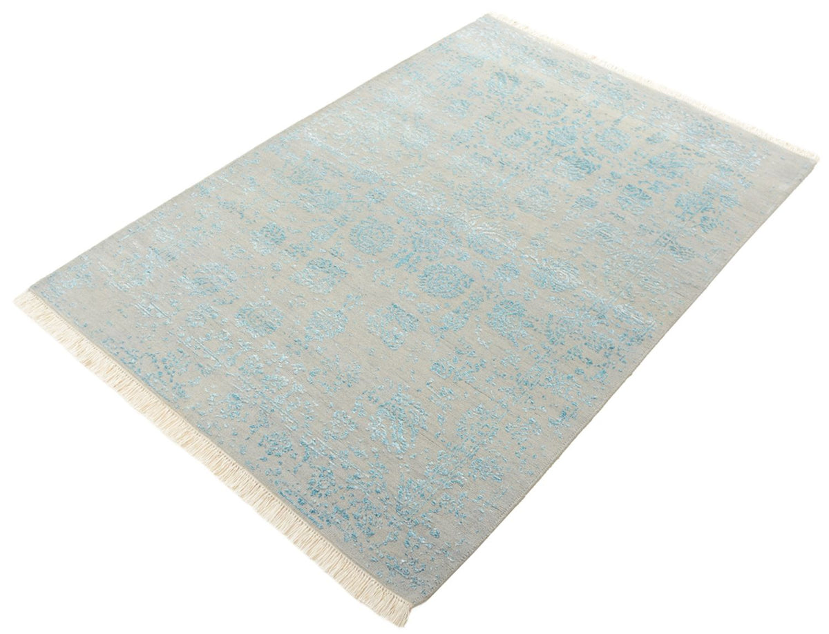 Designer Teppich 105x151cm - hellgrau