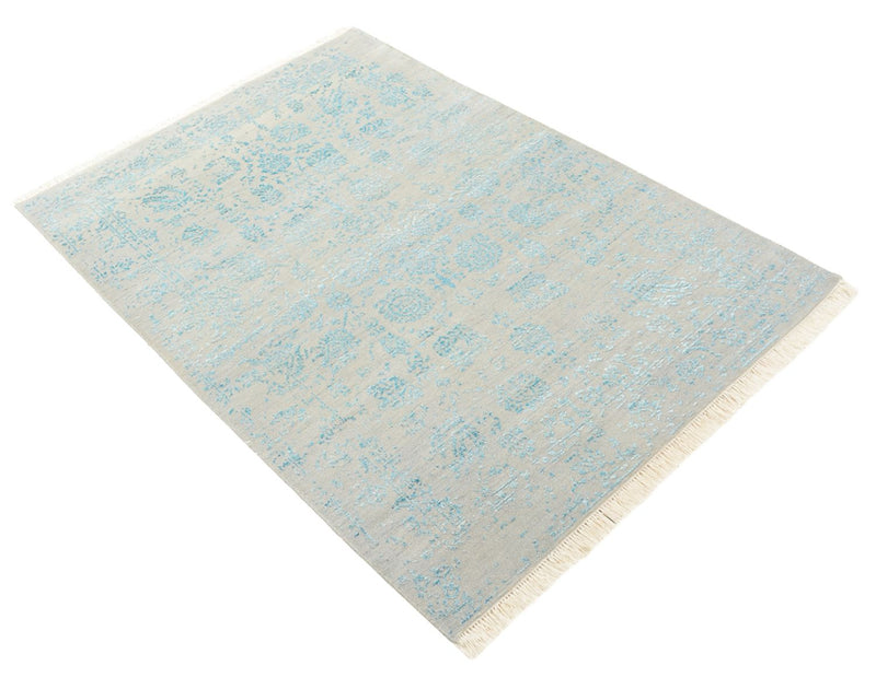 Designer Teppich 105x151cm - hellgrau
