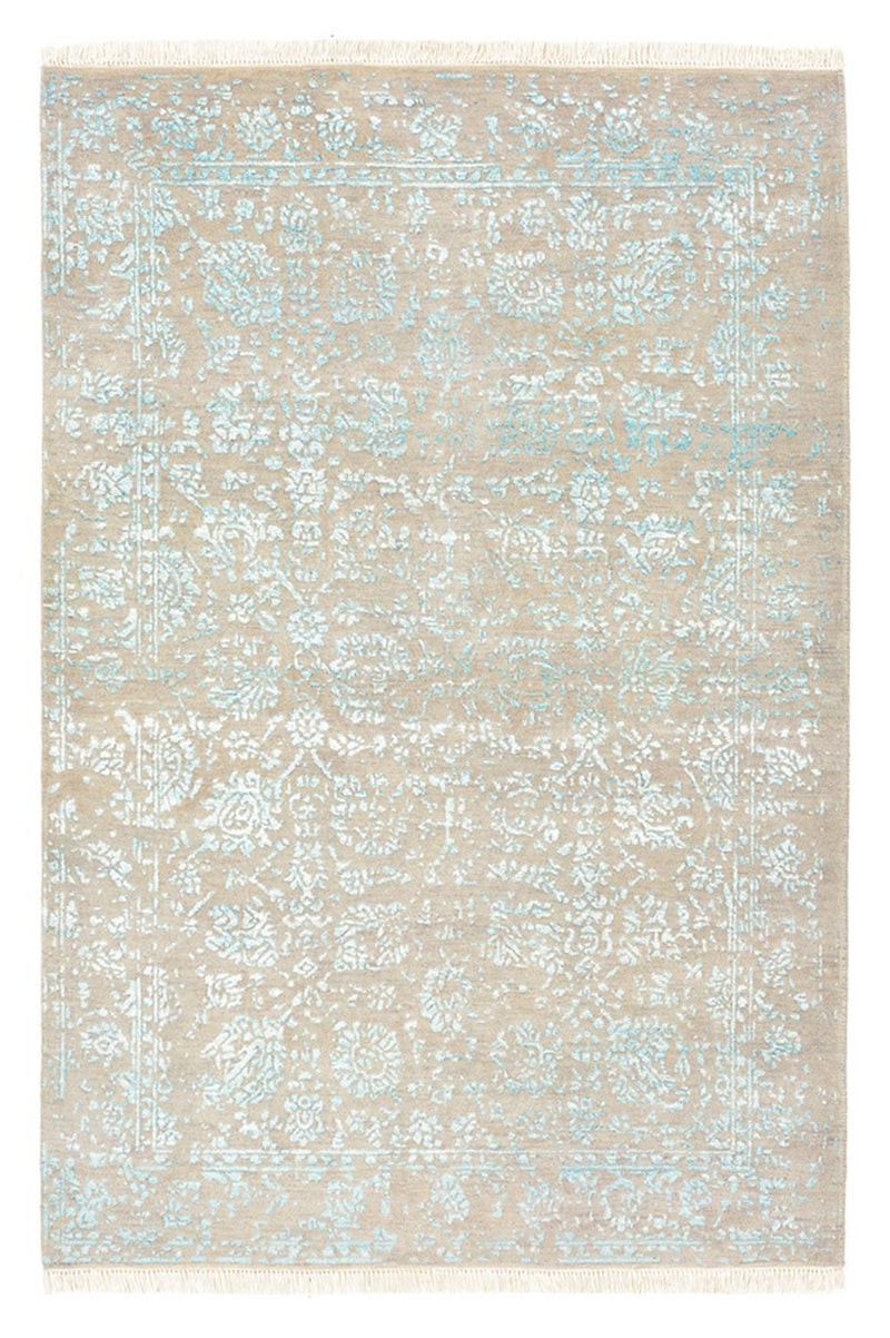 Designer Teppich 102x151cm - grau