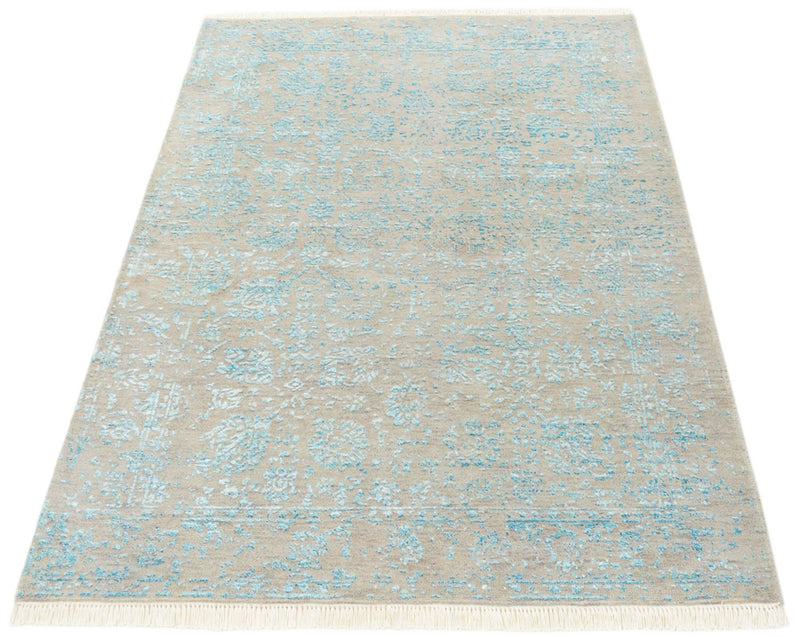 Designer Teppich 102x151cm - grau