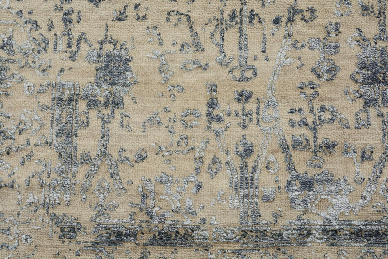 Designer Teppich 83x243cm - sand