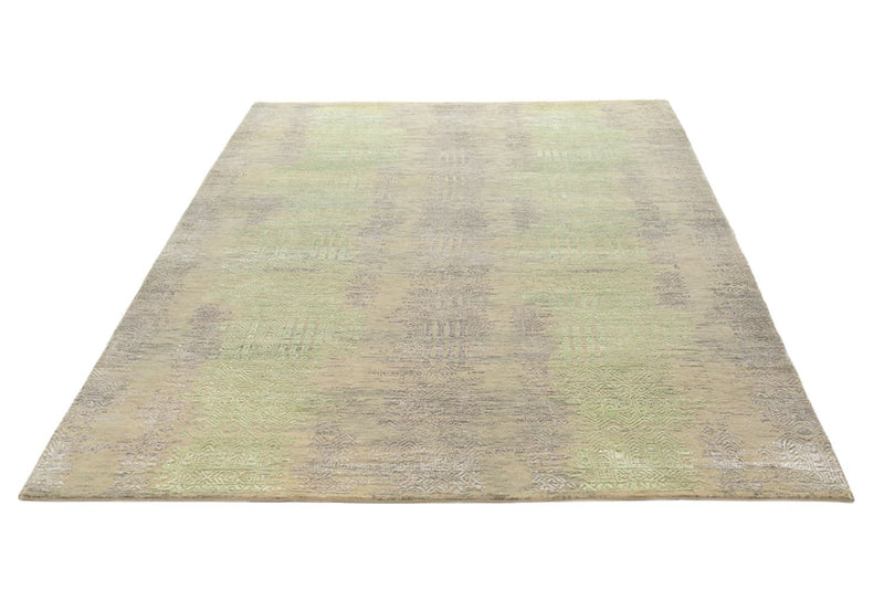 Designer Teppich 179x236cm - hellgrün