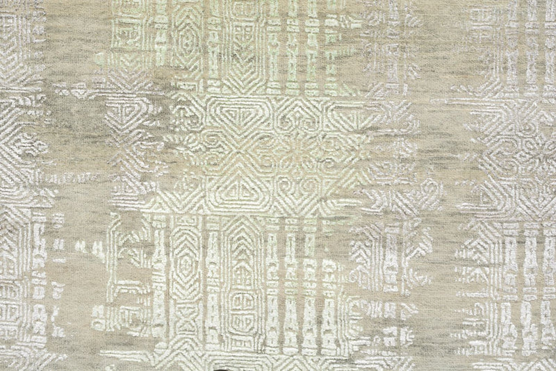 Designer Teppich 179x236cm - hellgrün