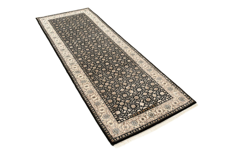 Indo Bidjar Teppich 84x241cm - Orientteppich - dunkelbeige
