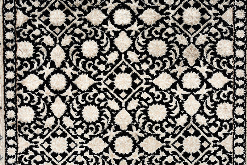 Indo Bidjar Teppich 84x241cm - Orientteppich - dunkelbeige