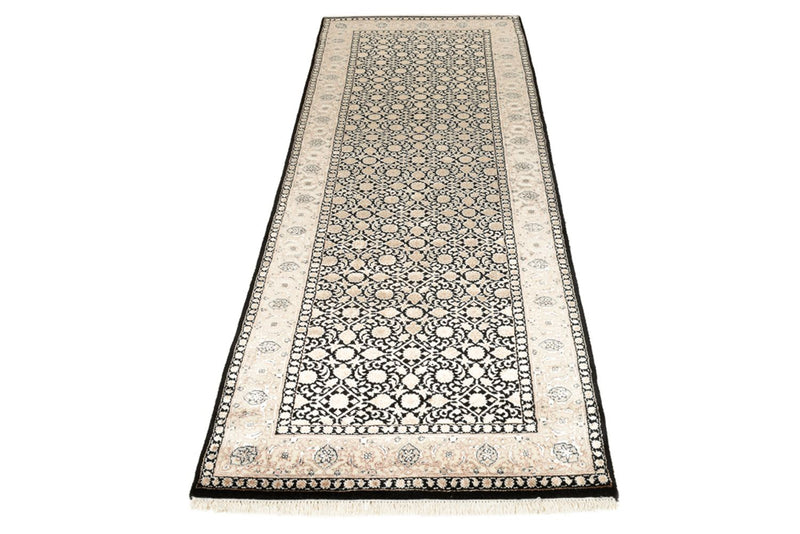 Indo Bidjar Teppich 84x241cm - Orientteppich - dunkelbeige