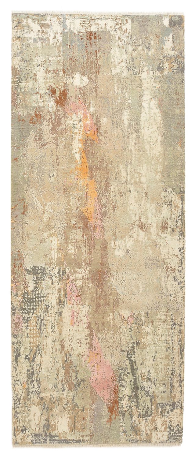 Designer Teppich 124x312cm - sand