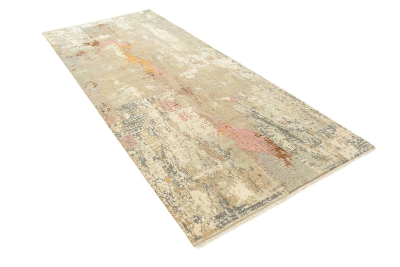 Designer Teppich 124x312cm - sand