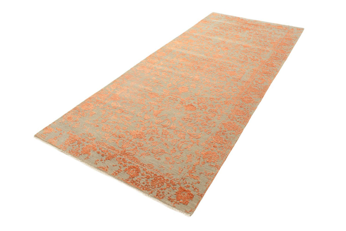 Designer Teppich 126x297cm - orange