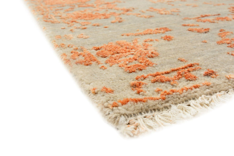 Designer Teppich 126x297cm - orange