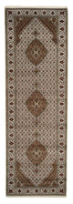 Indo Täbriz Teppich 121x372cm - Orientteppich - hellbeige