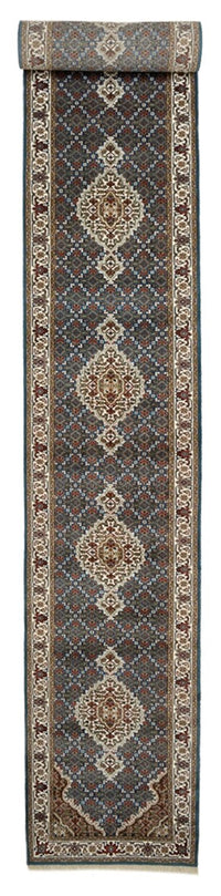 Indo Täbriz Teppich 79x615cm - Orientteppich - dunkelblau – product image