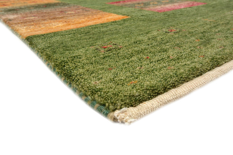 Indo Loribaft Teppich 249x340cm - Wollteppich - grün