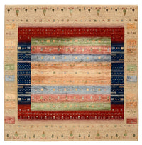 Indo Loribaft Teppich 203x203cm - Wollteppich - mehrfarbig – product image