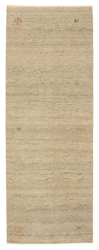 Indo Loribaft Teppich 85x241cm - Wollteppich - dunkelbeige – product image