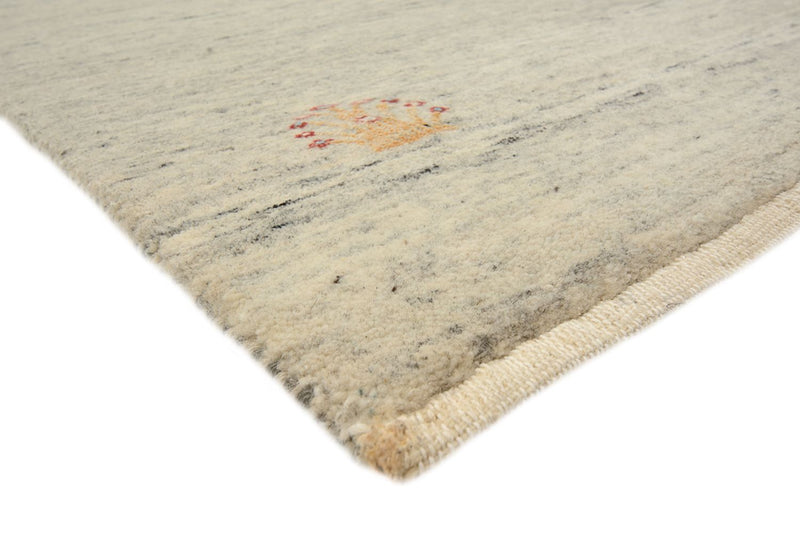 Indo Loribaft Teppich 85x241cm - Wollteppich - dunkelbeige