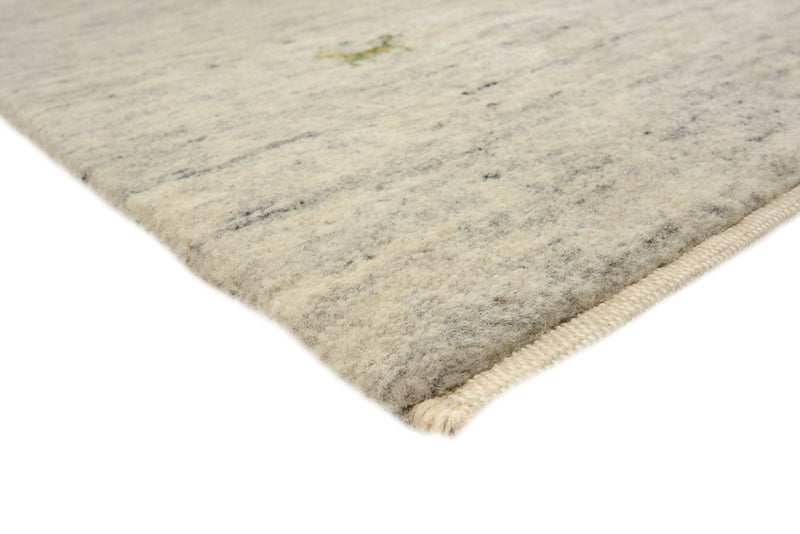 Indo Loribaft Teppich 82x237cm - Wollteppich - dunkelbeige