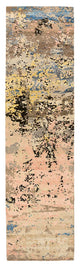 Designer Teppich 76x307cm - mehrfarbig