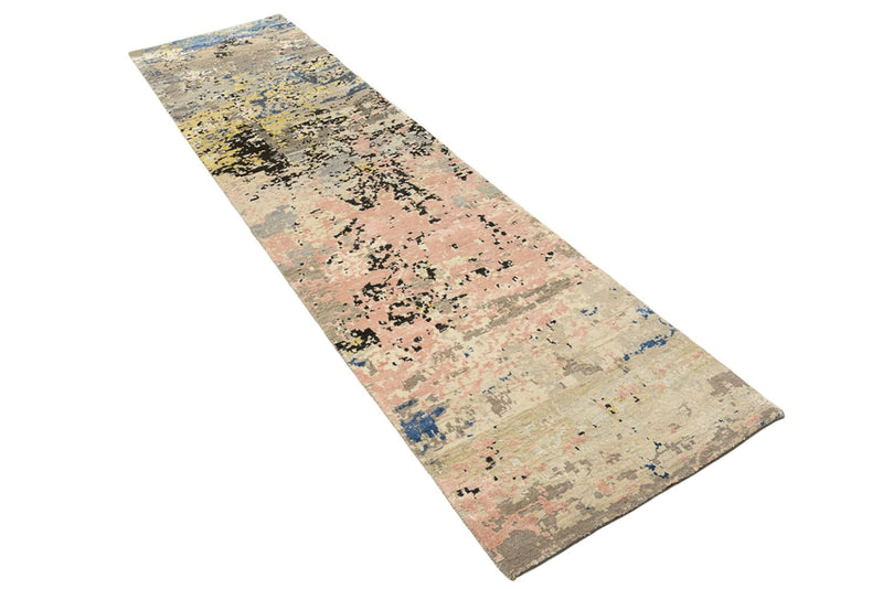 Designer Teppich 76x307cm - mehrfarbig