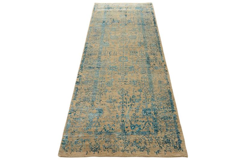 Designer Teppich 84x243cm - camel