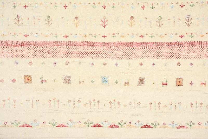 Indo Loribaft Teppich 171x246cm - Wollteppich - mehrfarbig