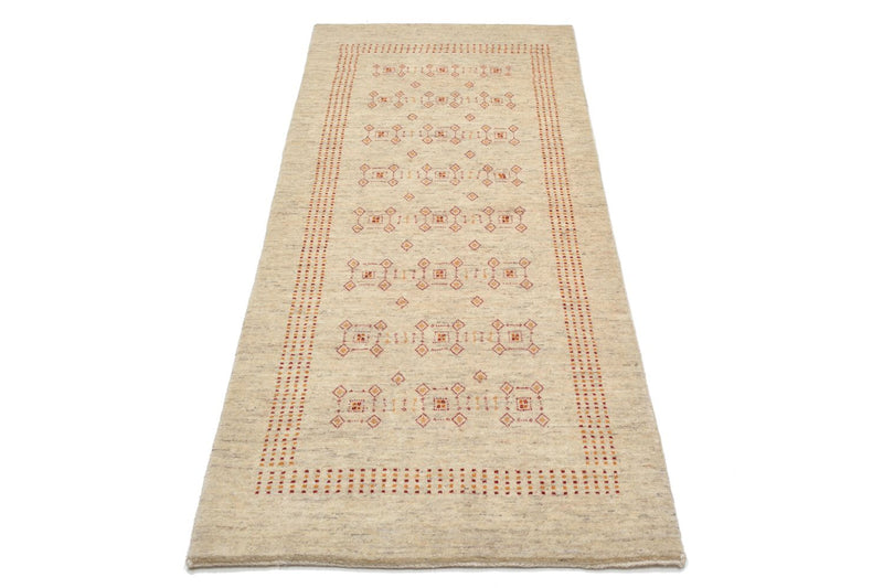 Loribaft Teppich Perser 79x195cm - Orientteppich - beige