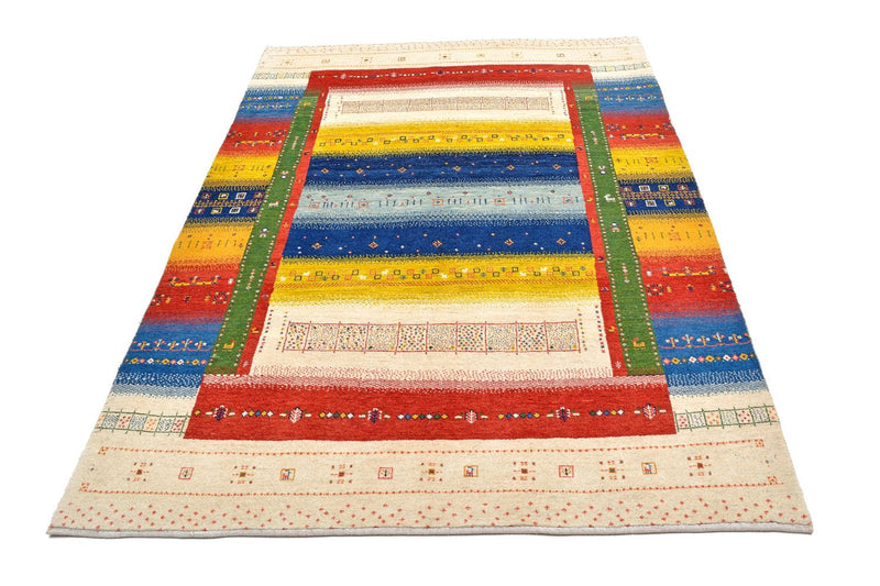 Loribaft Teppich Perser 146x225cm - Perserteppich Wollteppich