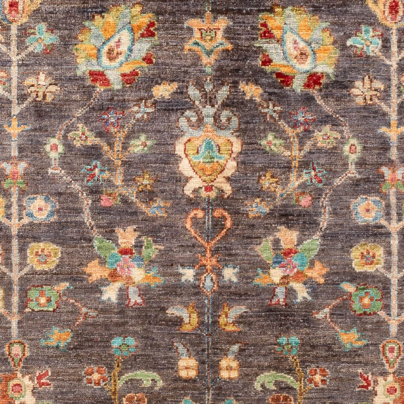 Ariana Teppich 125x178cm - Orientteppich - dunkelgrau