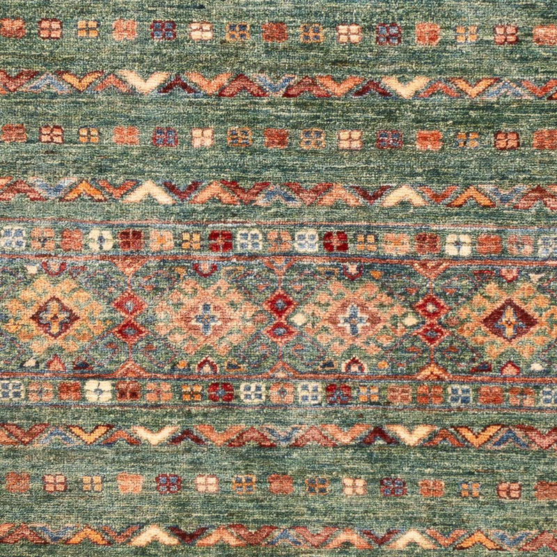Shal Teppich 126x183cm - Orientteppich - grün