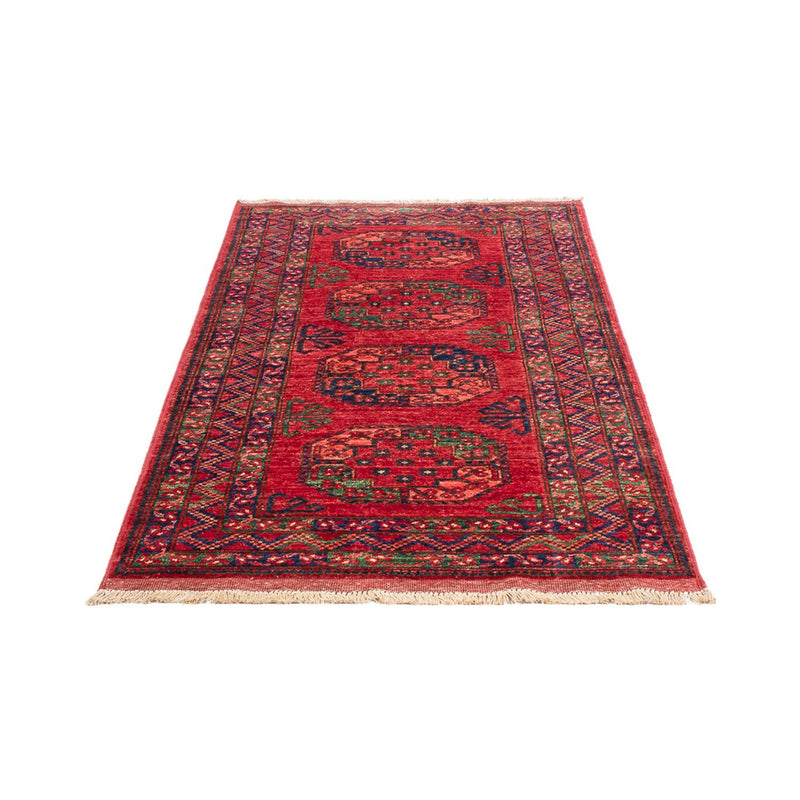 Afghan Teppich 86x201cm - Orientteppich - rot