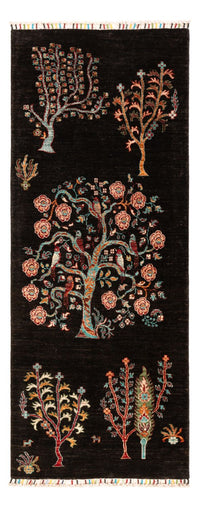 Ariana Teppich 79x200cm - Orientteppich - schwarz – product image