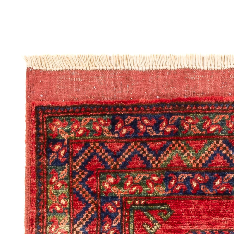Afghan Teppich 83x216cm - Orientteppich - rot