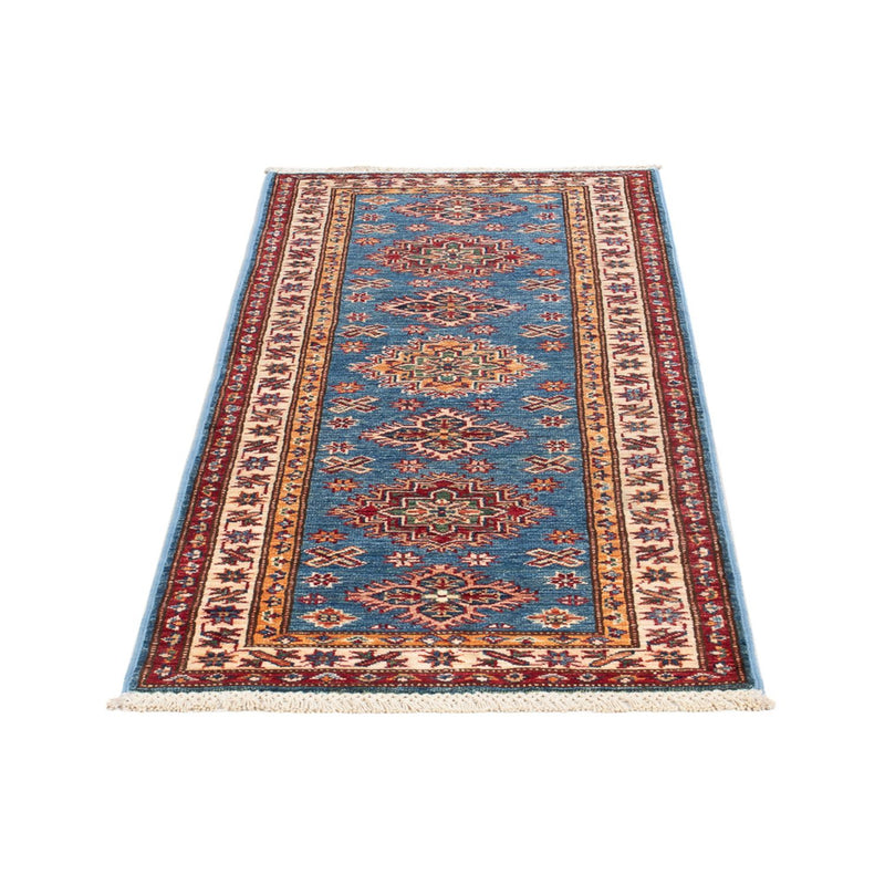 Kazak Teppich 60x178cm - Orientteppich - blau