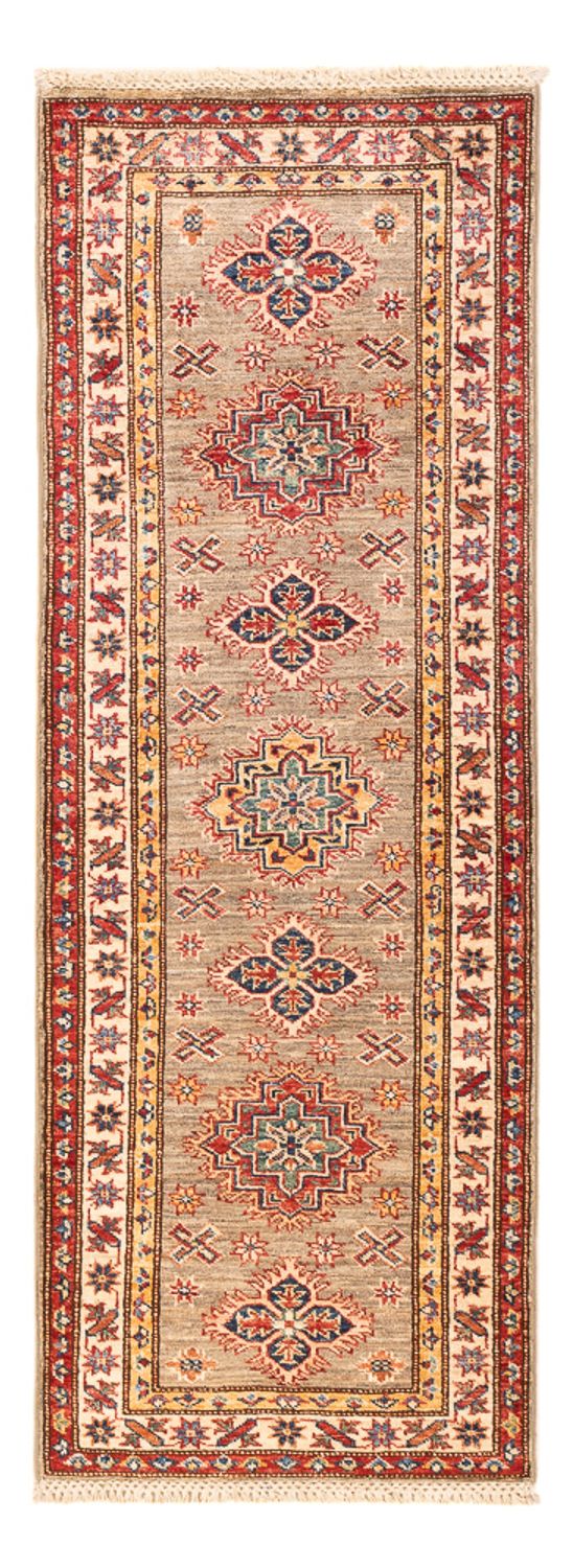 Kazak Teppich 60x166cm - Orientteppich - dunkelbeige