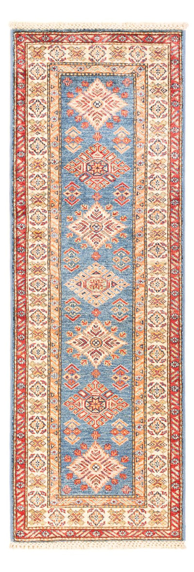 Kazak Teppich 59x179cm - Orientteppich - hellblau