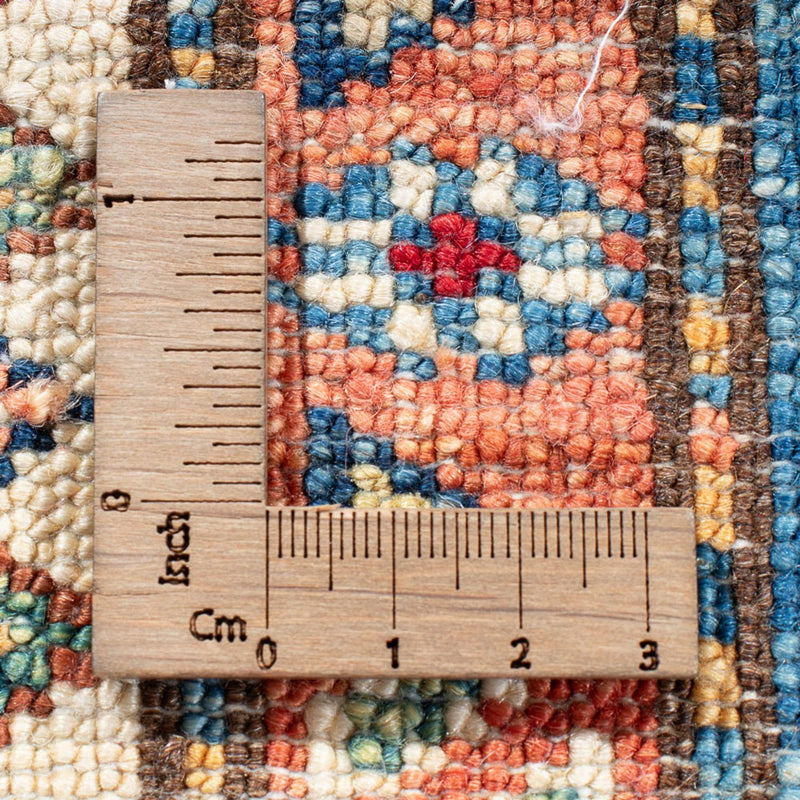 Kazak Teppich 59x179cm - Orientteppich - hellblau