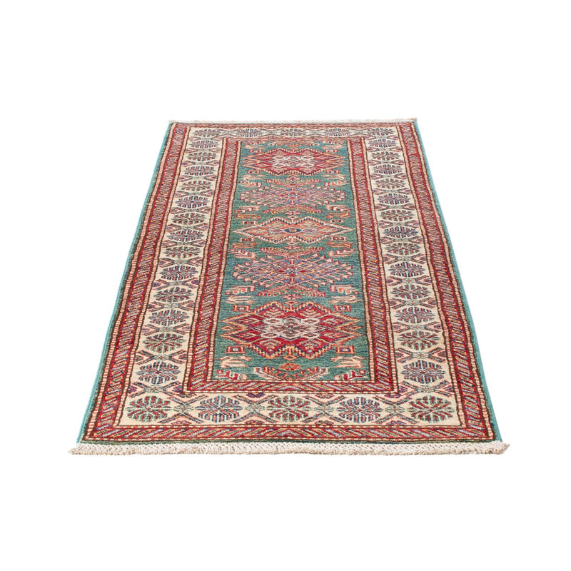 Kazak Teppich 76x198cm - Orientteppich - hellgrün