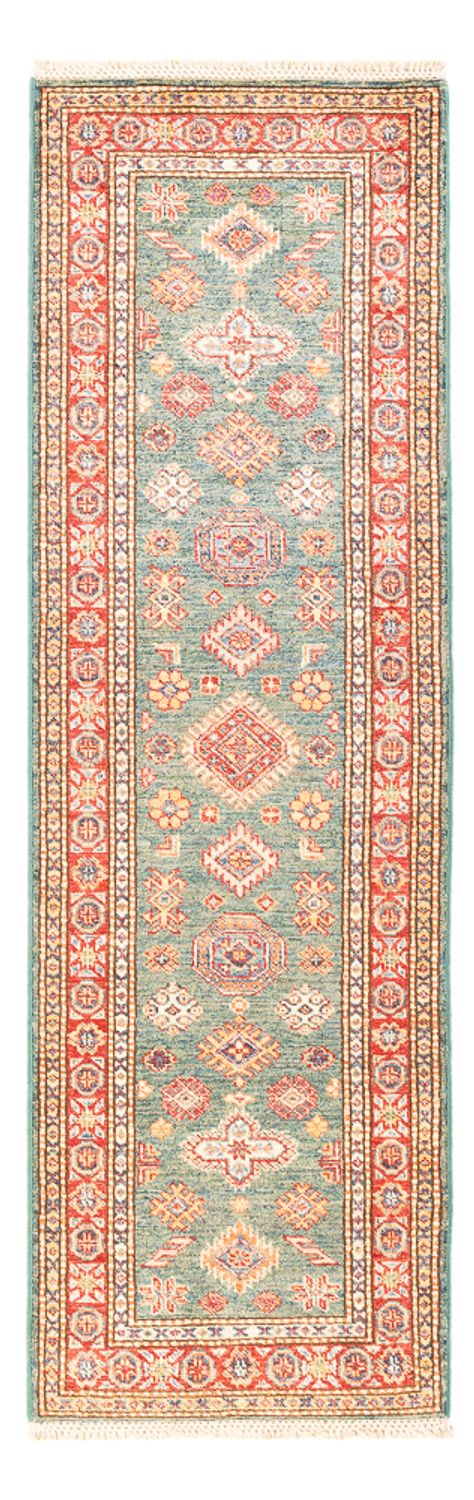 Kazak Teppich 59x186cm - Orientteppich - hellgrün
