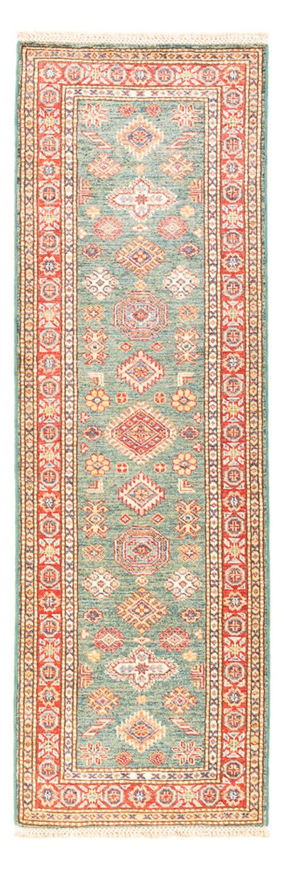 Kazak Teppich 60x187cm - Orientteppich - hellgrün