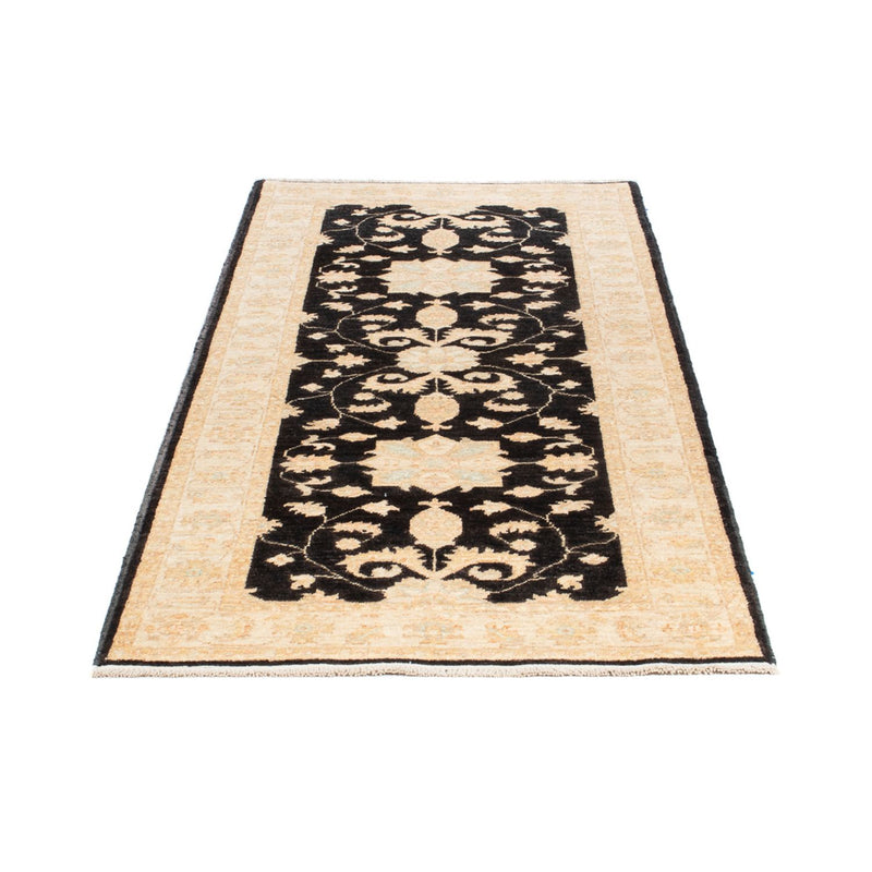 Ziegler Teppich 78x208cm - Orientteppich - schwarz