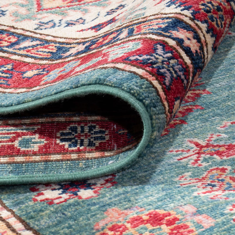 Kazak Teppich 276x366cm - Orientteppich - minzgrün