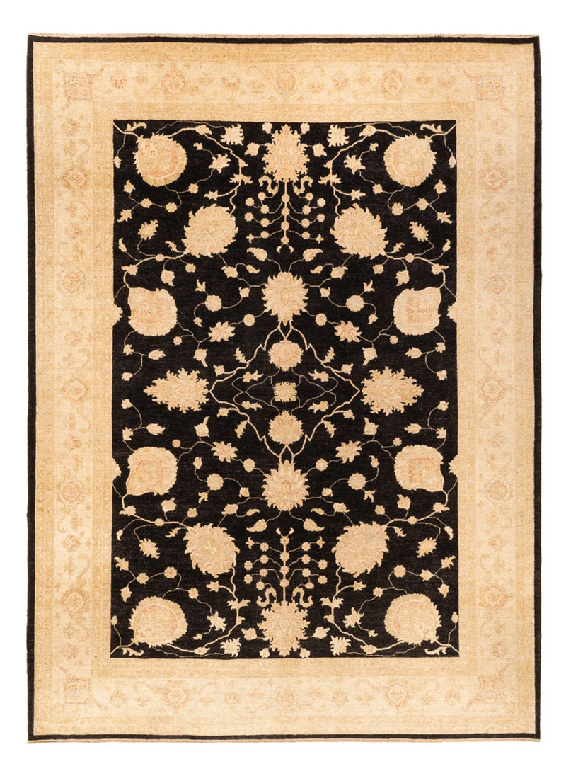 Ziegler Teppich 272x378cm - Orientteppich - schwarz