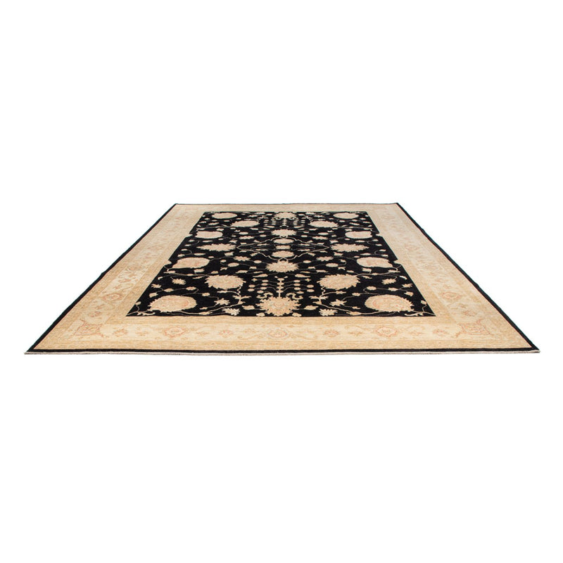 Ziegler Teppich 272x378cm - Orientteppich - schwarz
