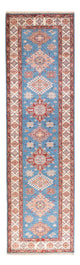 Kazak Teppich 85x299cm - Orientteppich - blau